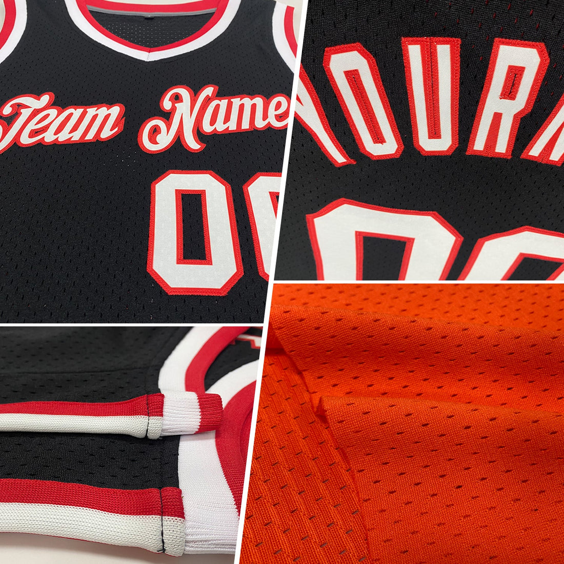 Custom Orange Royal-White Authentic Throwback Basketball Jersey