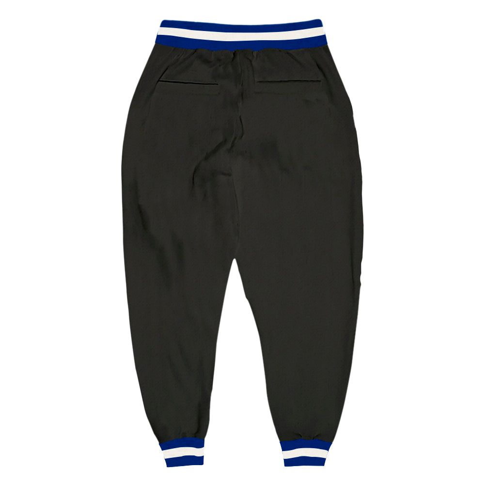 Custom Black Royal-White Sports Pants